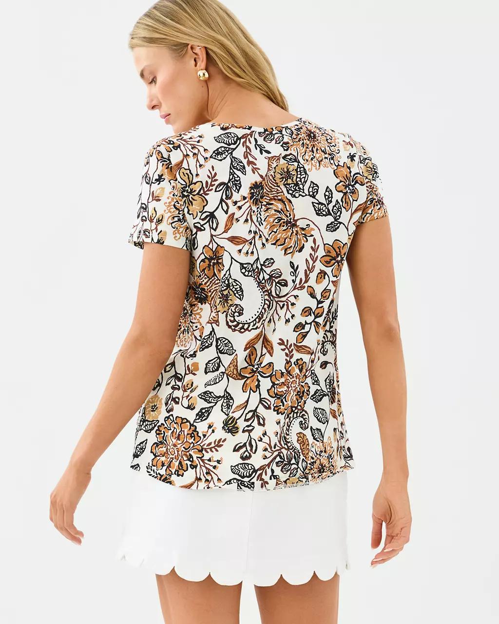 Etta Scoop Neck Top - Coconut