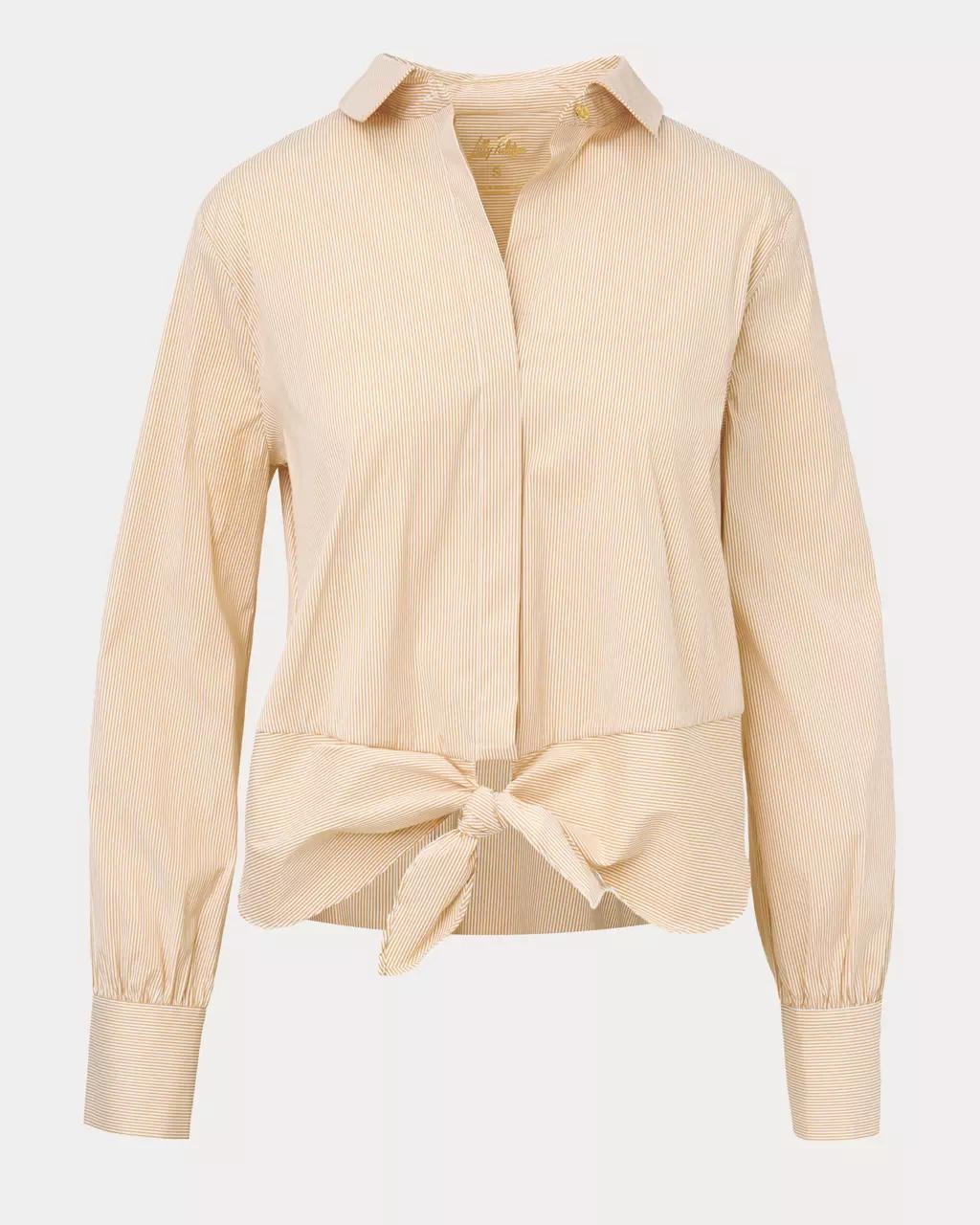 The Tie Lilly Shirt - Iced Latte