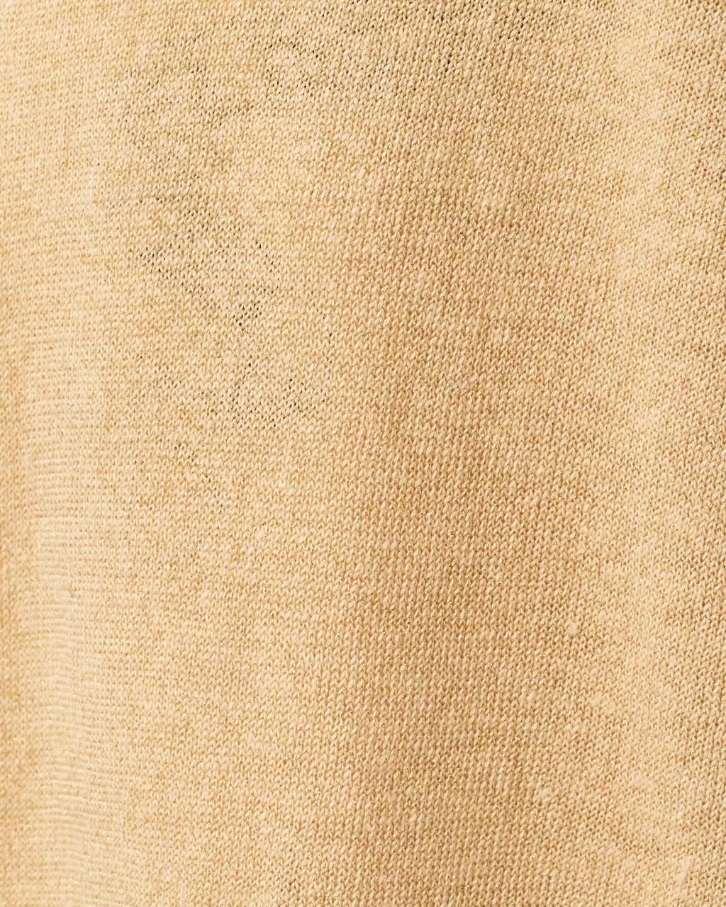 Faretta Cardigan - Wicker Tan Metallic