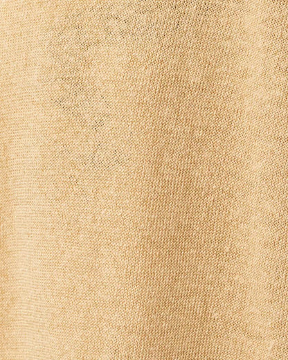 Faretta Cardigan - Wicker Tan Metallic
