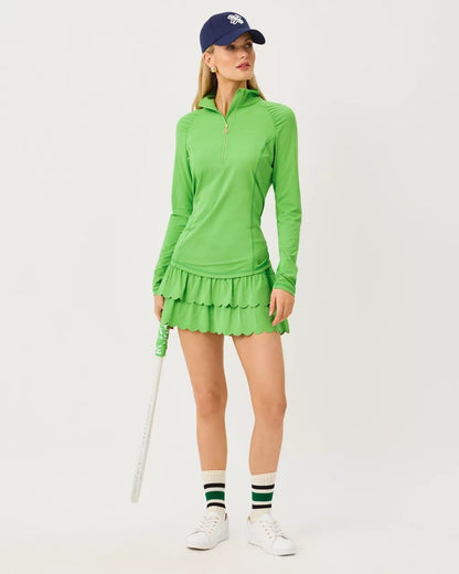 UPF 50+ Luxletic Miesha Scallop Skort - Chateau Green