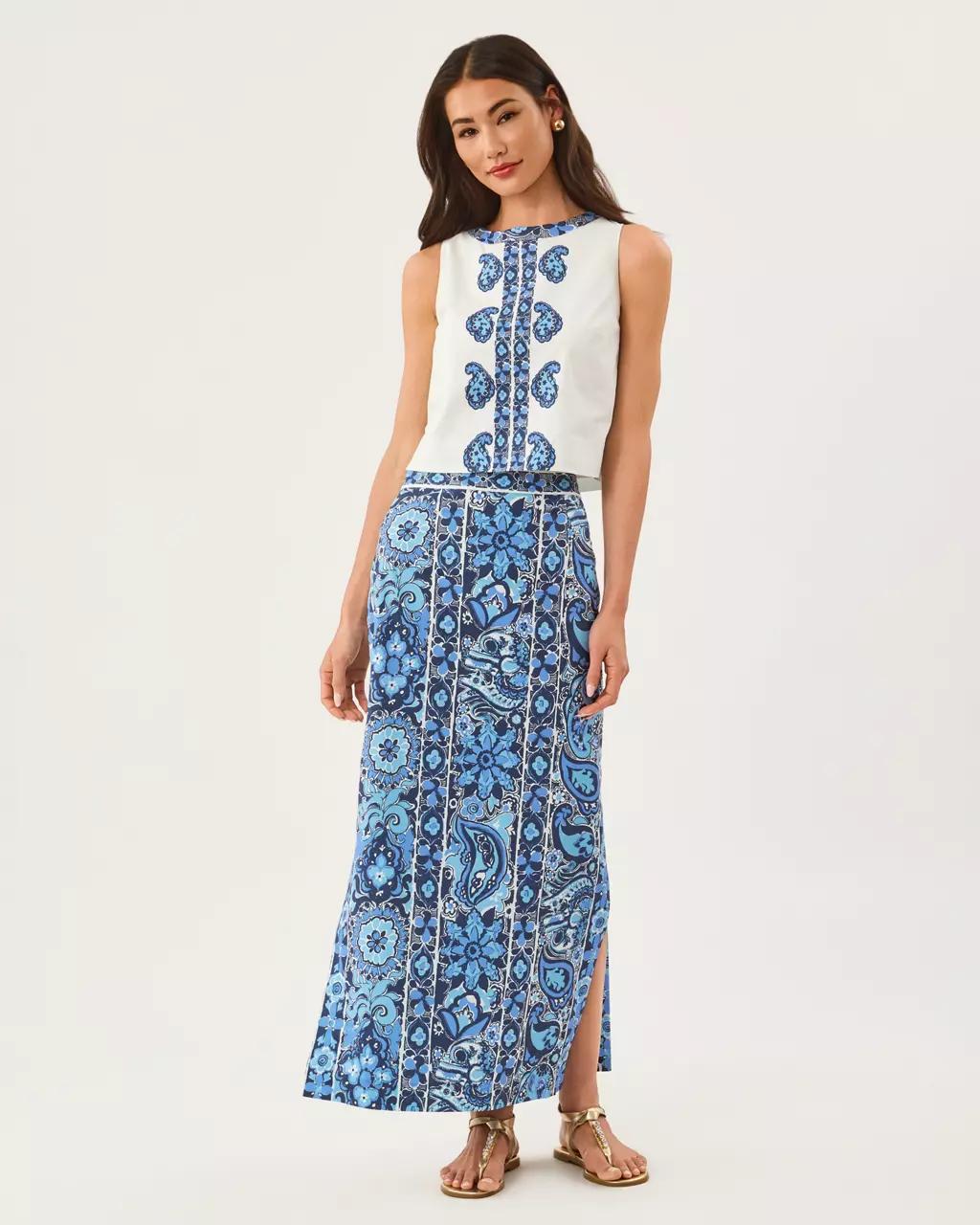 Annaleese Sleeveless Top - Low Tide Navy