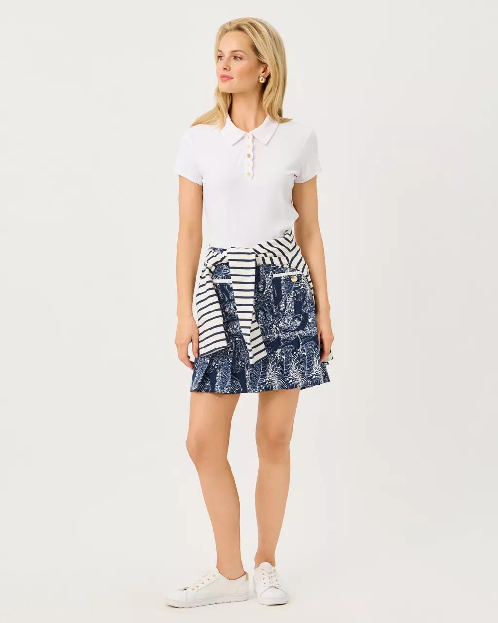 UPF 50+ Luxletic Luisa Skort - Low Tide Navy