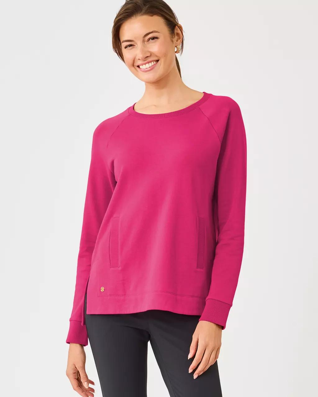 New Beach Comber Pullover - Berry Bouquet