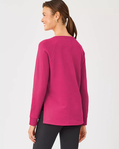 New Beach Comber Pullover - Berry Bouquet