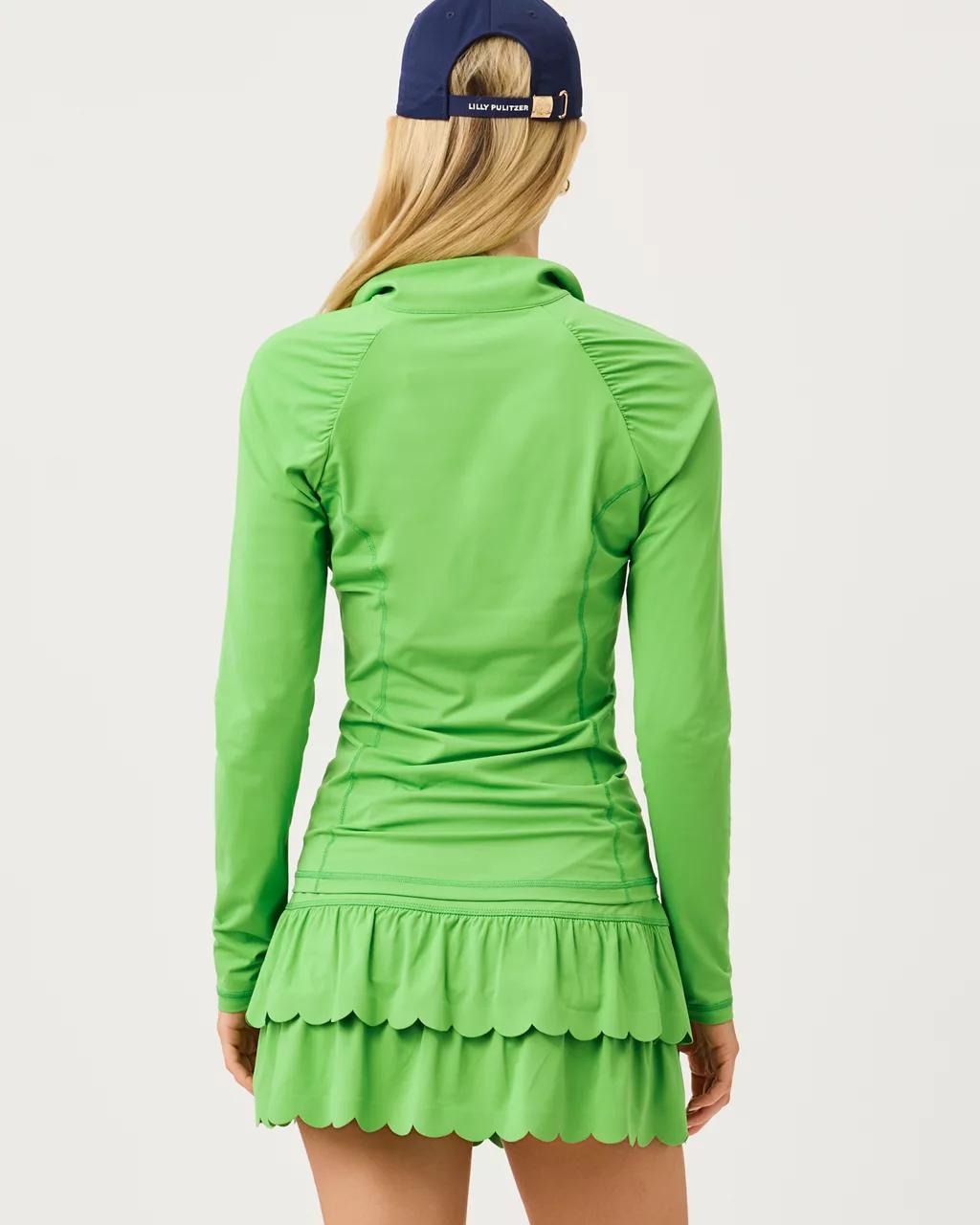 UPF 50+ Luxletic Justine Pullover - Chateau Green