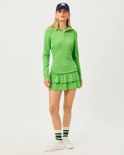 UPF 50+ Luxletic Justine Pullover - Chateau Green