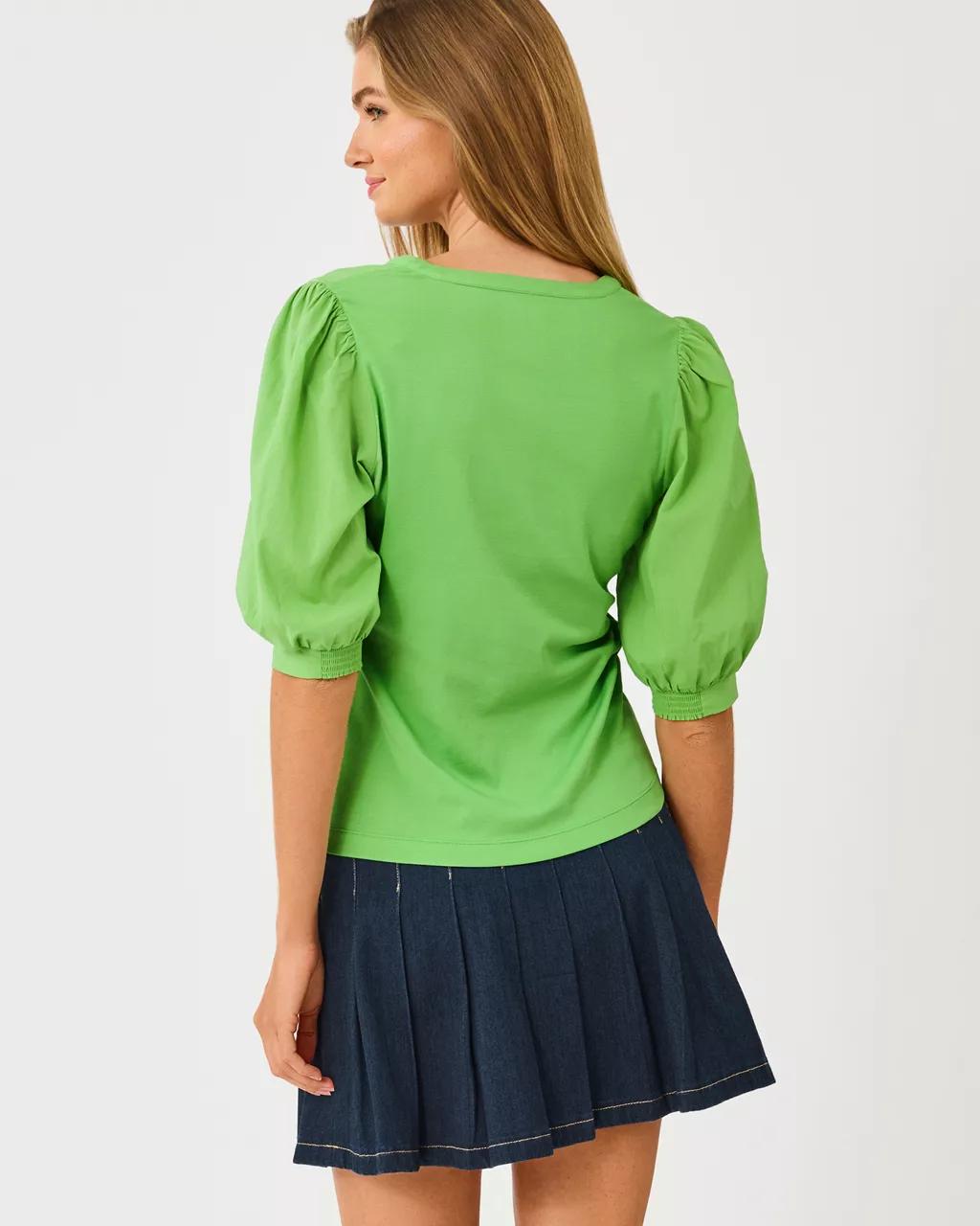 Ronson Knit Top - Chateau Green