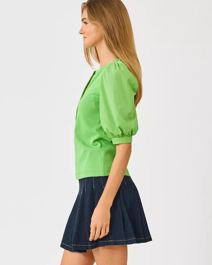 Ronson Knit Top - Chateau Green