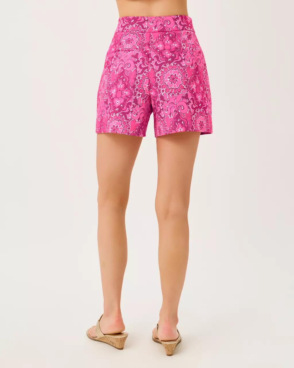 4" Sarissa Stretch Short - Pink Aster