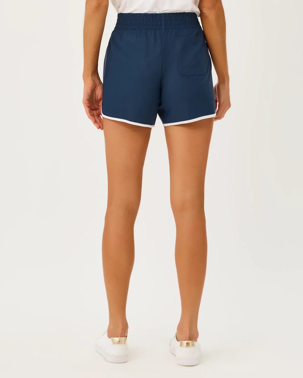 UPF 50+ Luxletic 4" Backcourt Short - Low Tide Navy