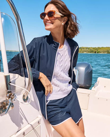 UPF 50+ Luxletic 4" Backcourt Short - Low Tide Navy
