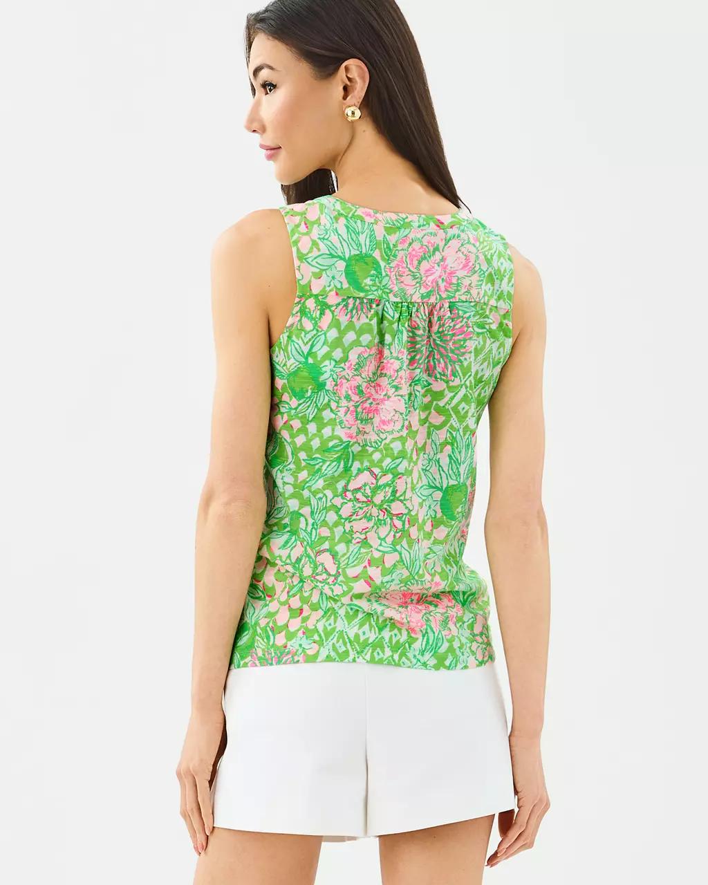 Dev Top - Fauna Green