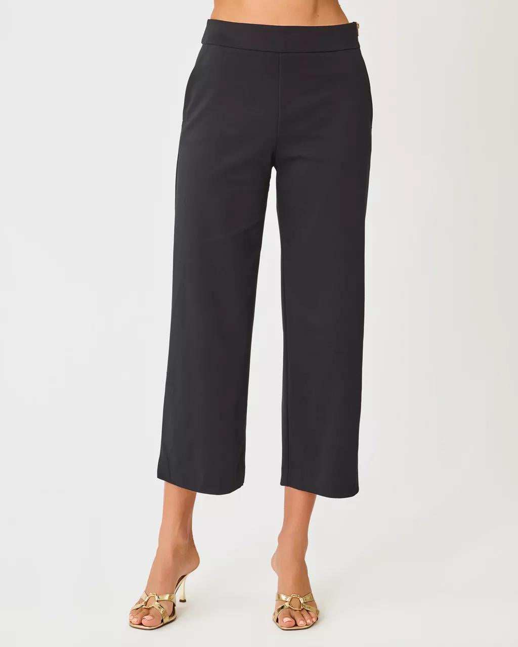26" Sarissa High Rise Crop Pant - Noir