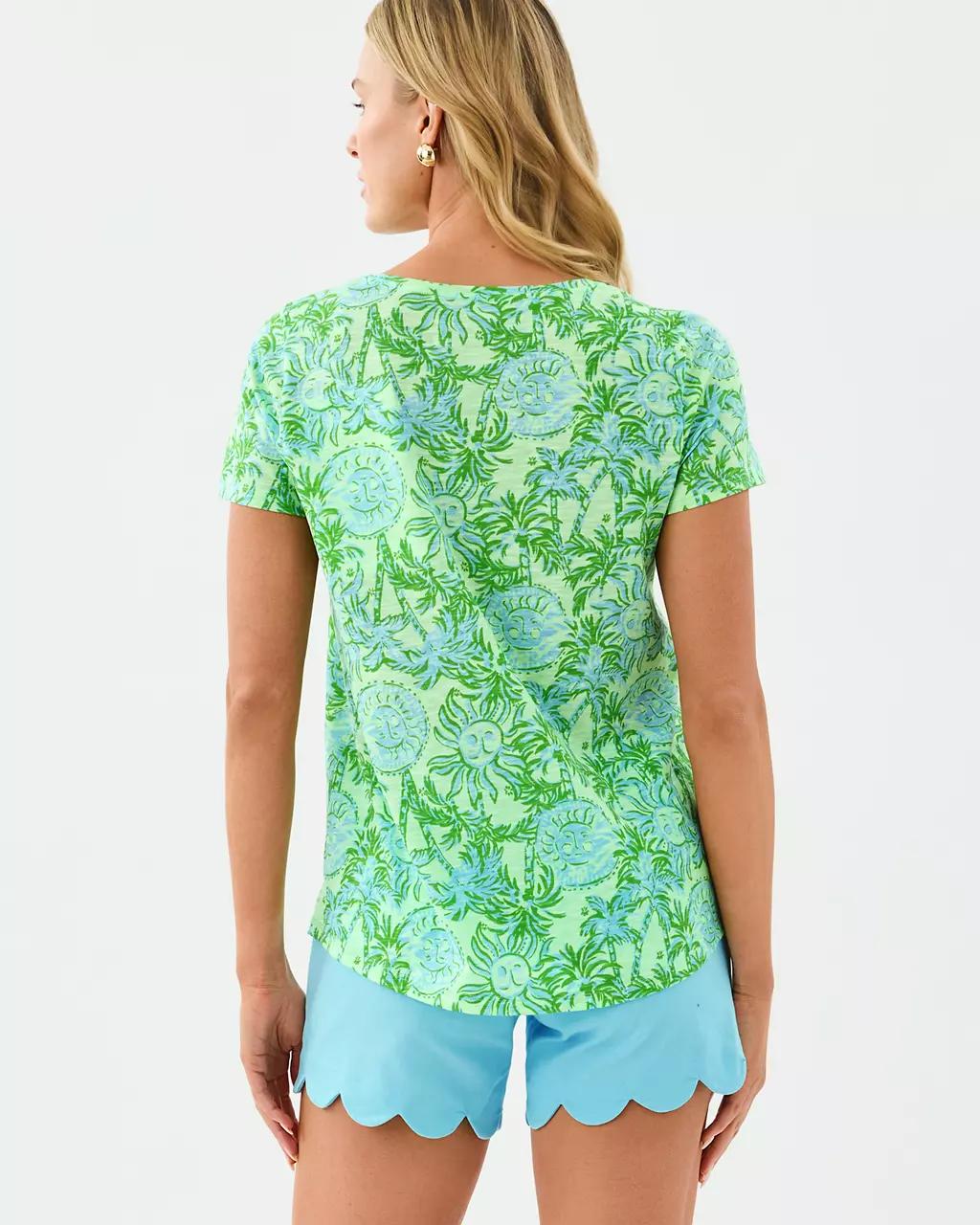 Etta Scoop Neck Top - Cool Mint