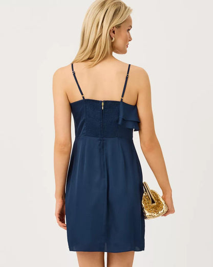 Delila Dress - Low Tide Navy