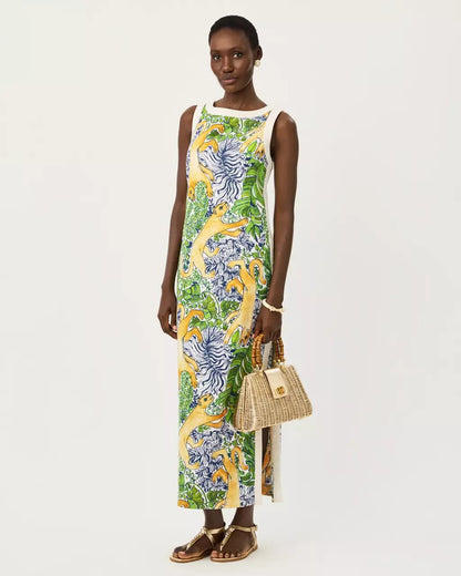 Eleanora Maxi Shift Romper - Multi