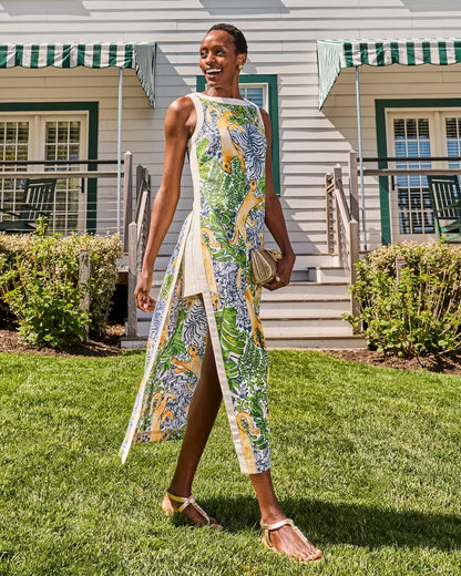 Eleanora Maxi Shift Romper - Multi