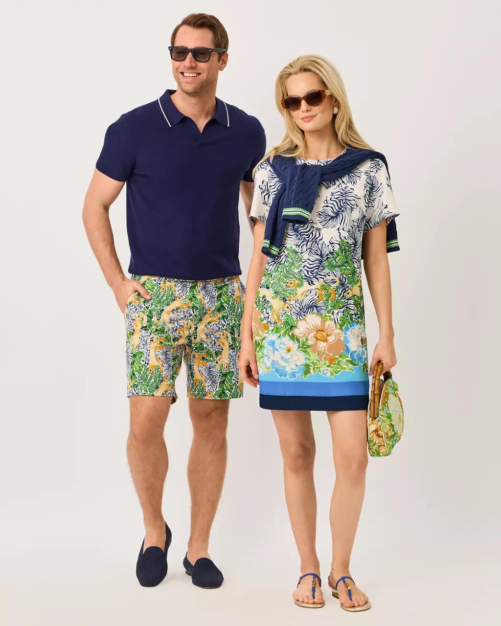 Edita Short Sleeve Shift Dress - Rutabaga