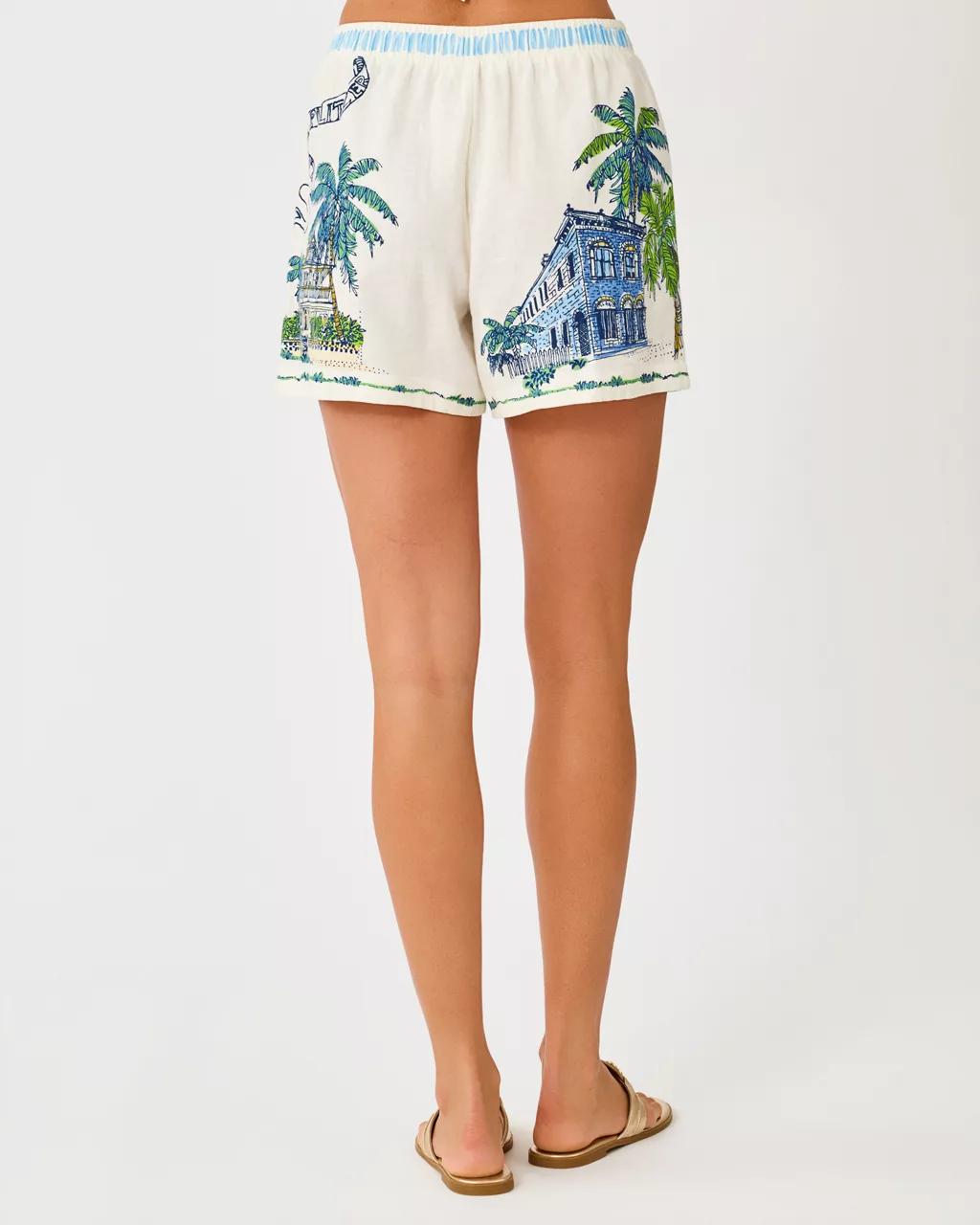 5" Croix Linen Short - Coconut