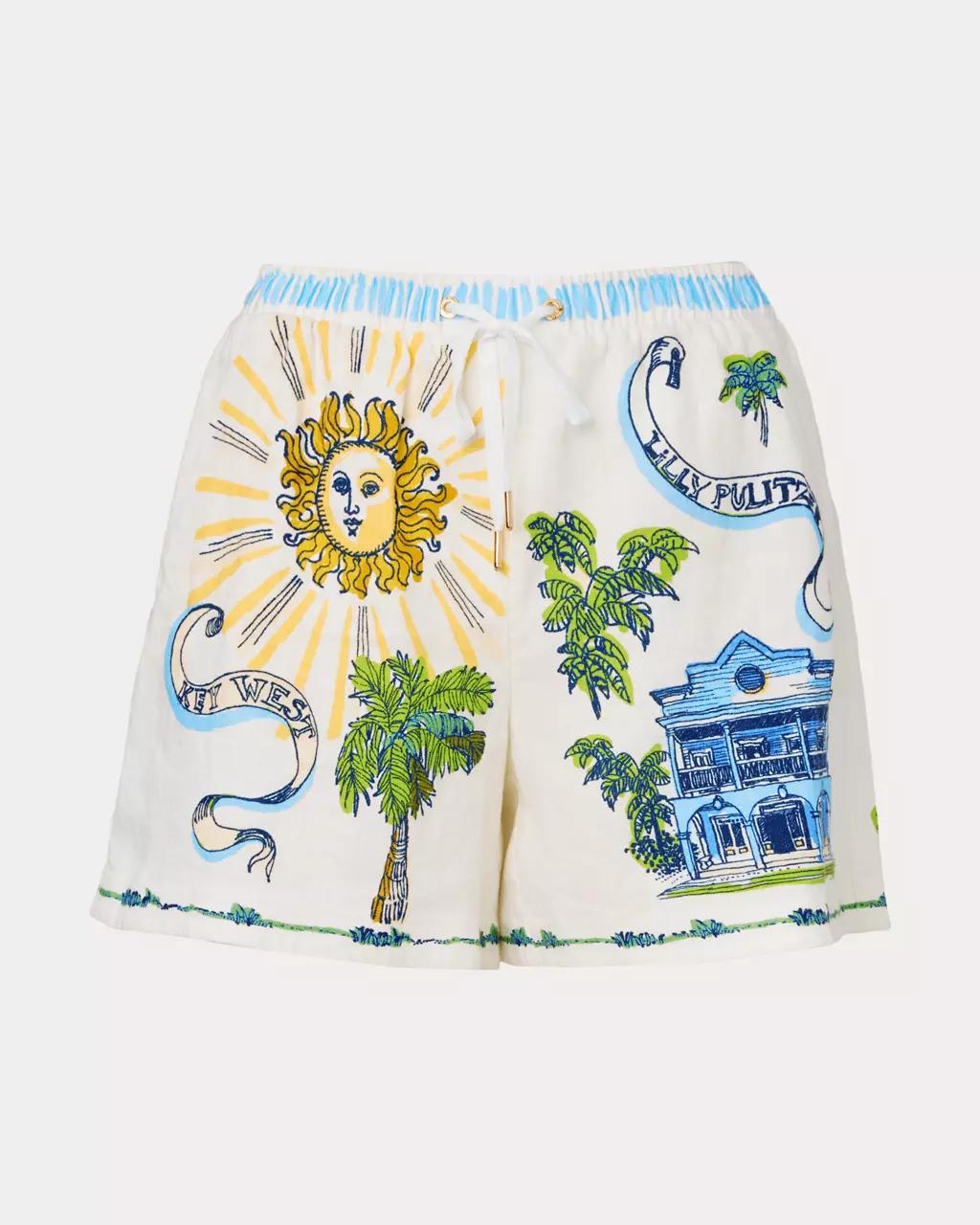 5" Croix Linen Short - Coconut