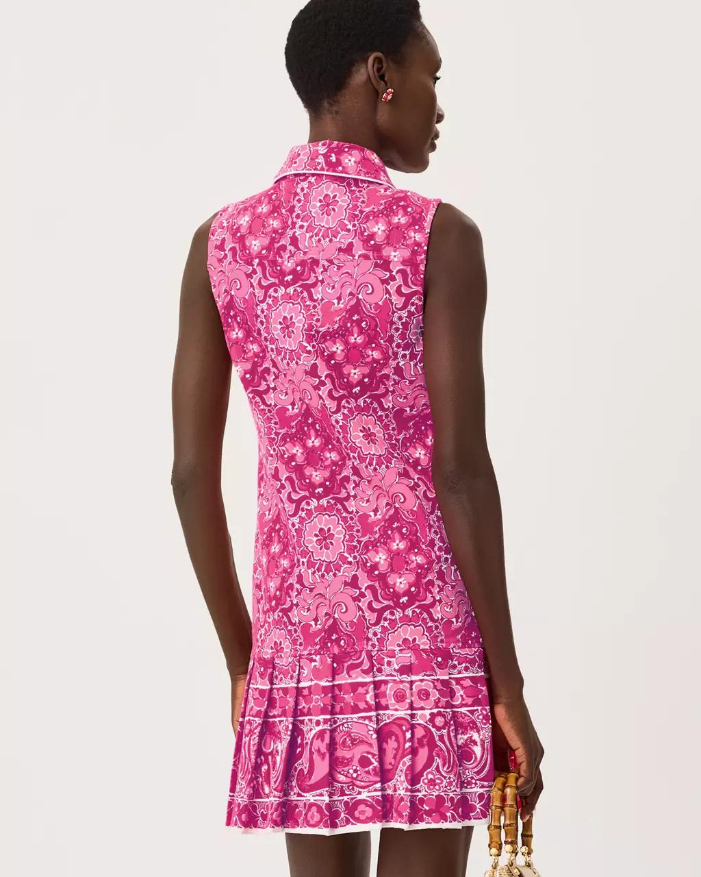 Milana Shift Dress - Pink Aster