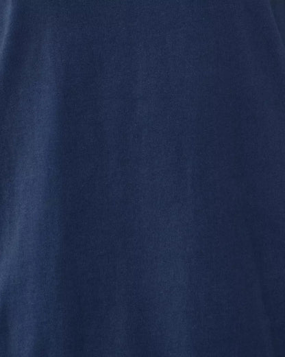 Clairmont 3/4 Sleeved Trimmed Knit Top - Low Tide Navy