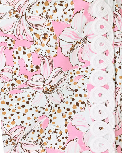 Fresia Stretch Shift Dress - Conch Shell Pink