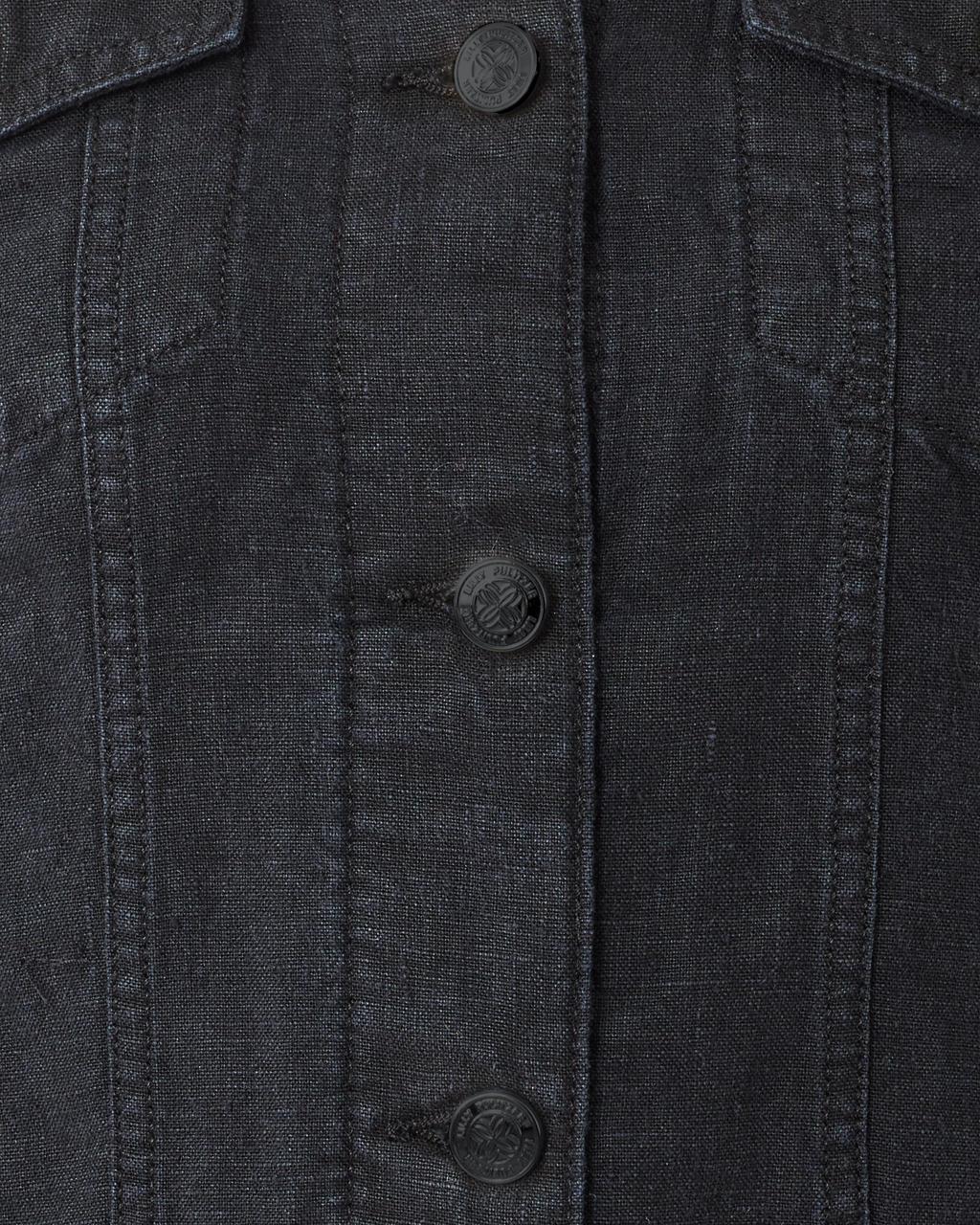 Seaspray Linen Jacket - Noir X Noir