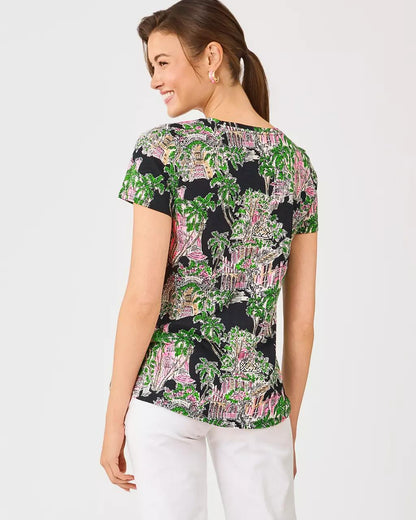 Etta Scoop Neck Top - Onyx
