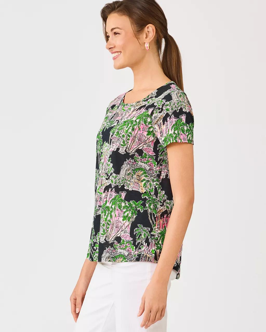 Etta Scoop Neck Top - Onyx