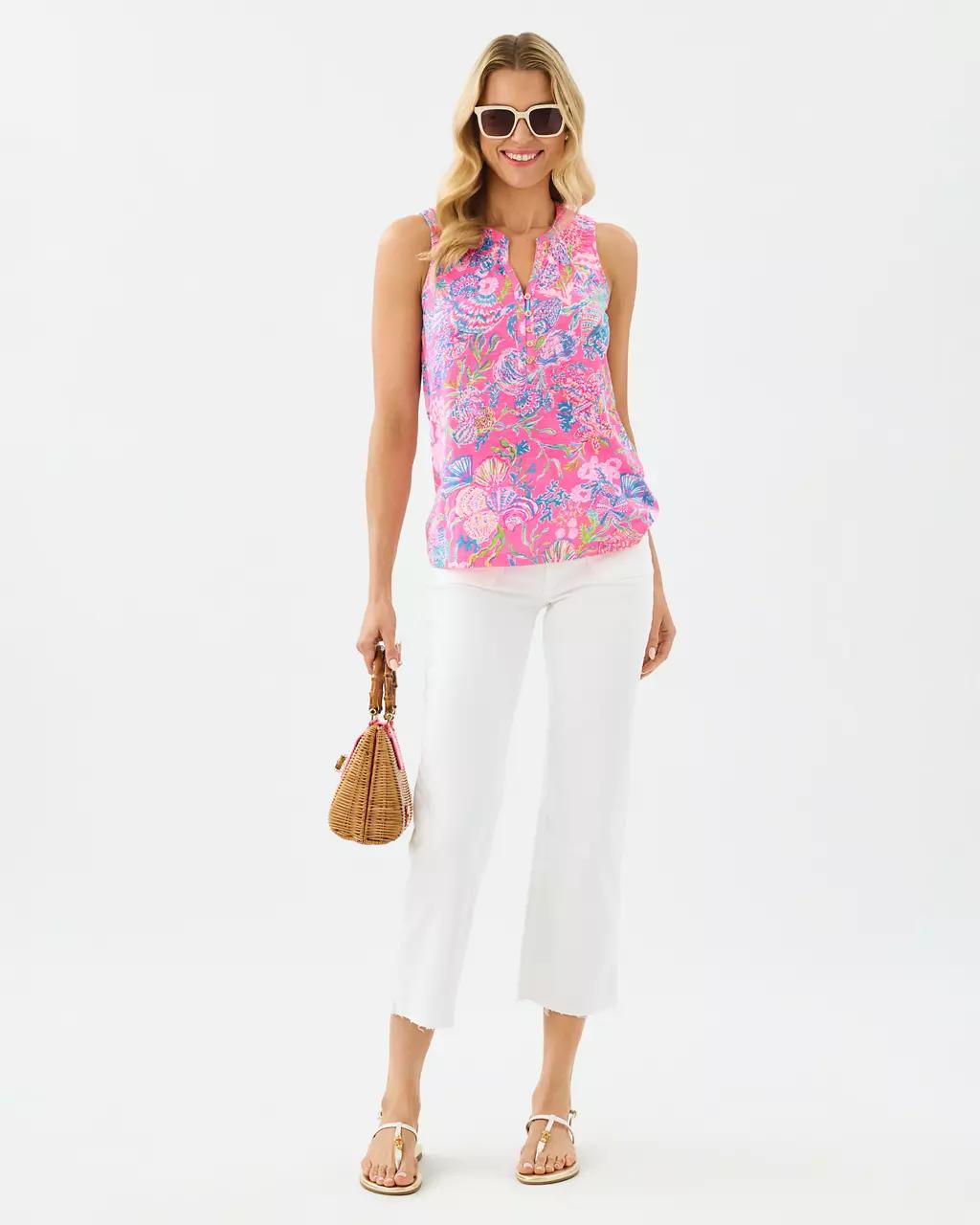 Essie Tank Top - Pink Isle