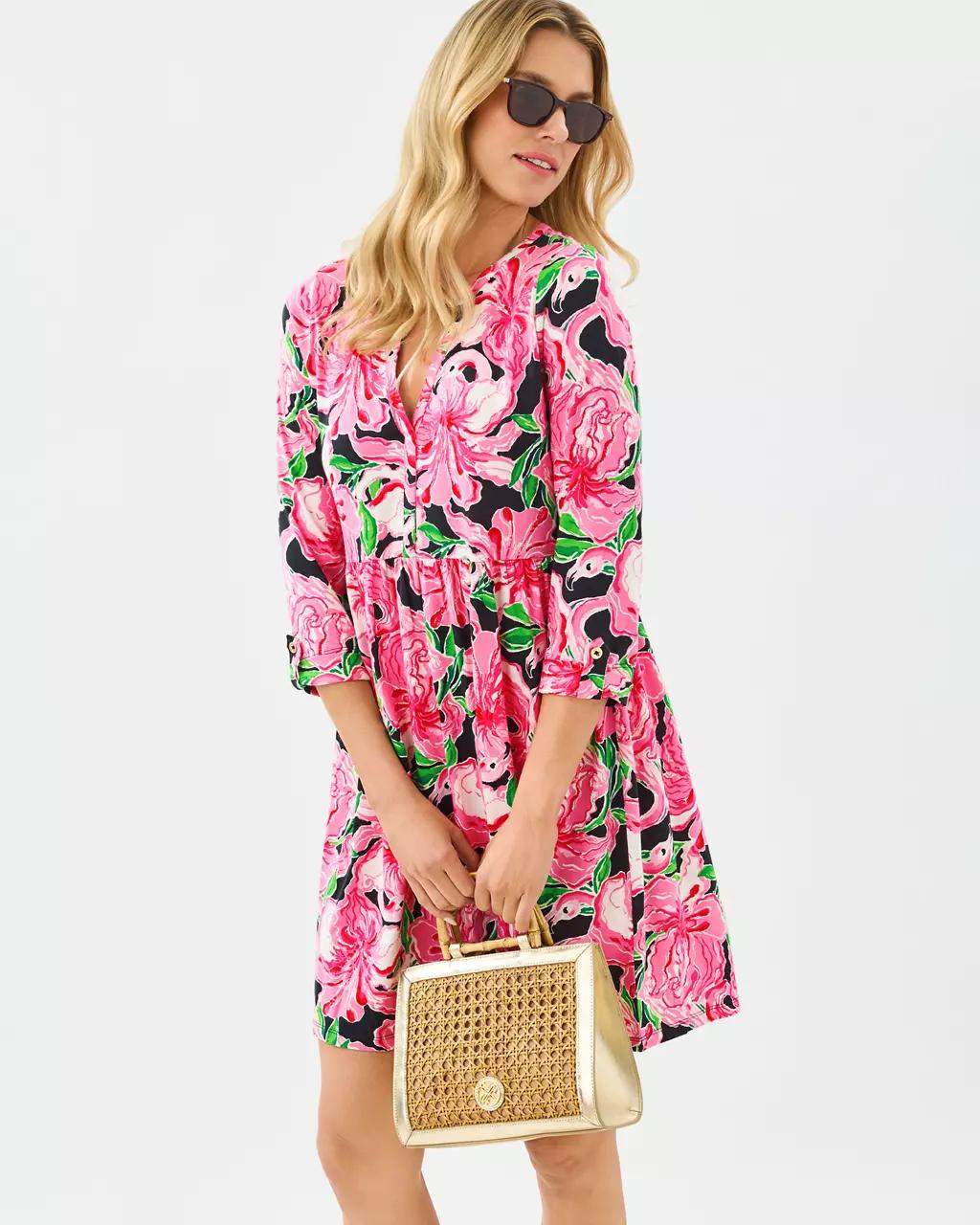Loran Swing Dress - Onyx