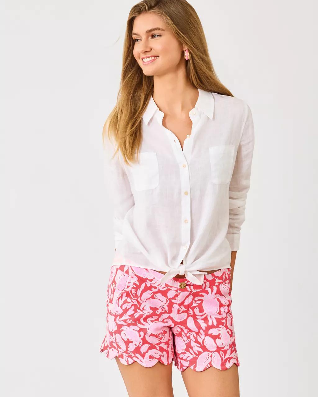 5" Buttercup Knit Short - Cane Coral