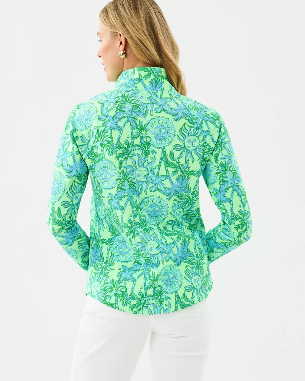 UPF 50+ Skipper Popover - Cool Mint