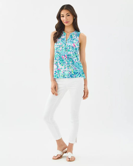 Essie Tank Top - Blue Ibiza