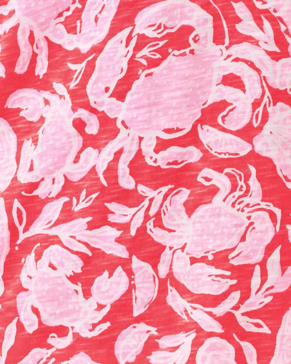 Gigi Ruffle Tank Top - Cane Coral