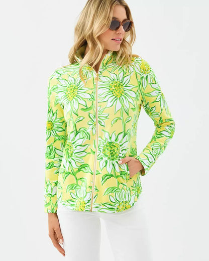 UPF 50+ Leona Zip-Up Jacket - Limoncello