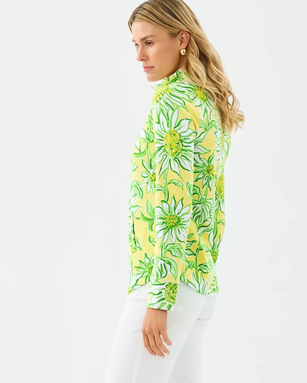 UPF 50+ Leona Zip-Up Jacket - Limoncello