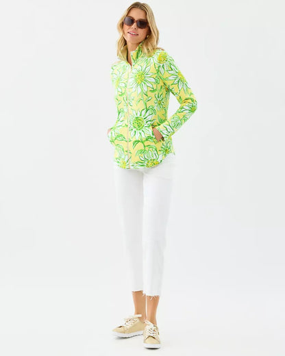 UPF 50+ Leona Zip-Up Jacket - Limoncello