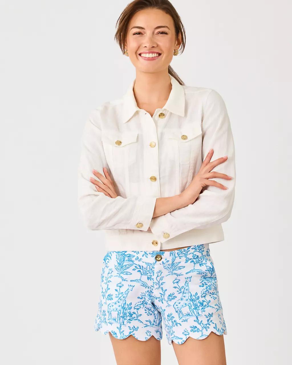 5" Buttercup Knit Short - Resort White