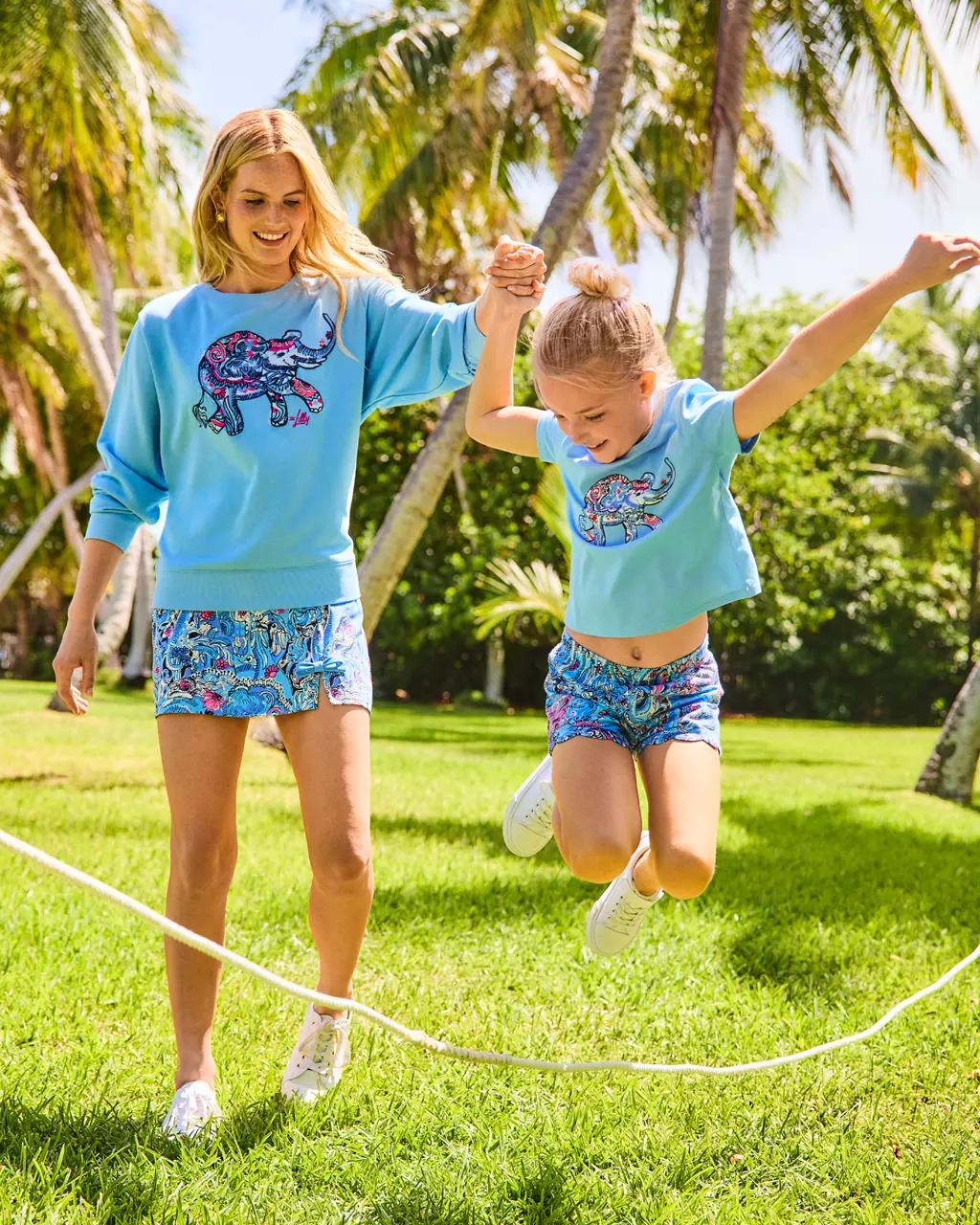 Girls Mini Clairmont Top - Multi