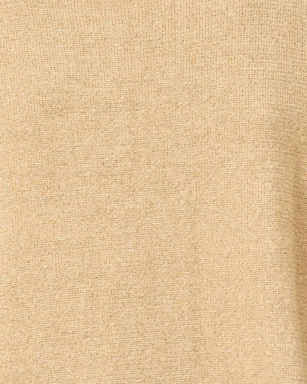 Girls Mini Amalia Cardigan - Wicker Tan Metallic