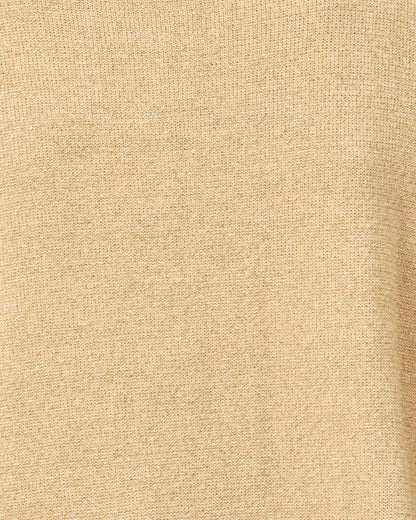 Girls Mini Amalia Cardigan - Wicker Tan Metallic