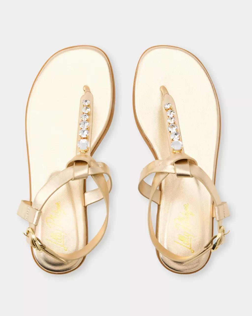 Kroix Sandal - Gold Metallic