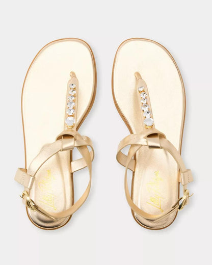Kroix Sandal - Gold Metallic