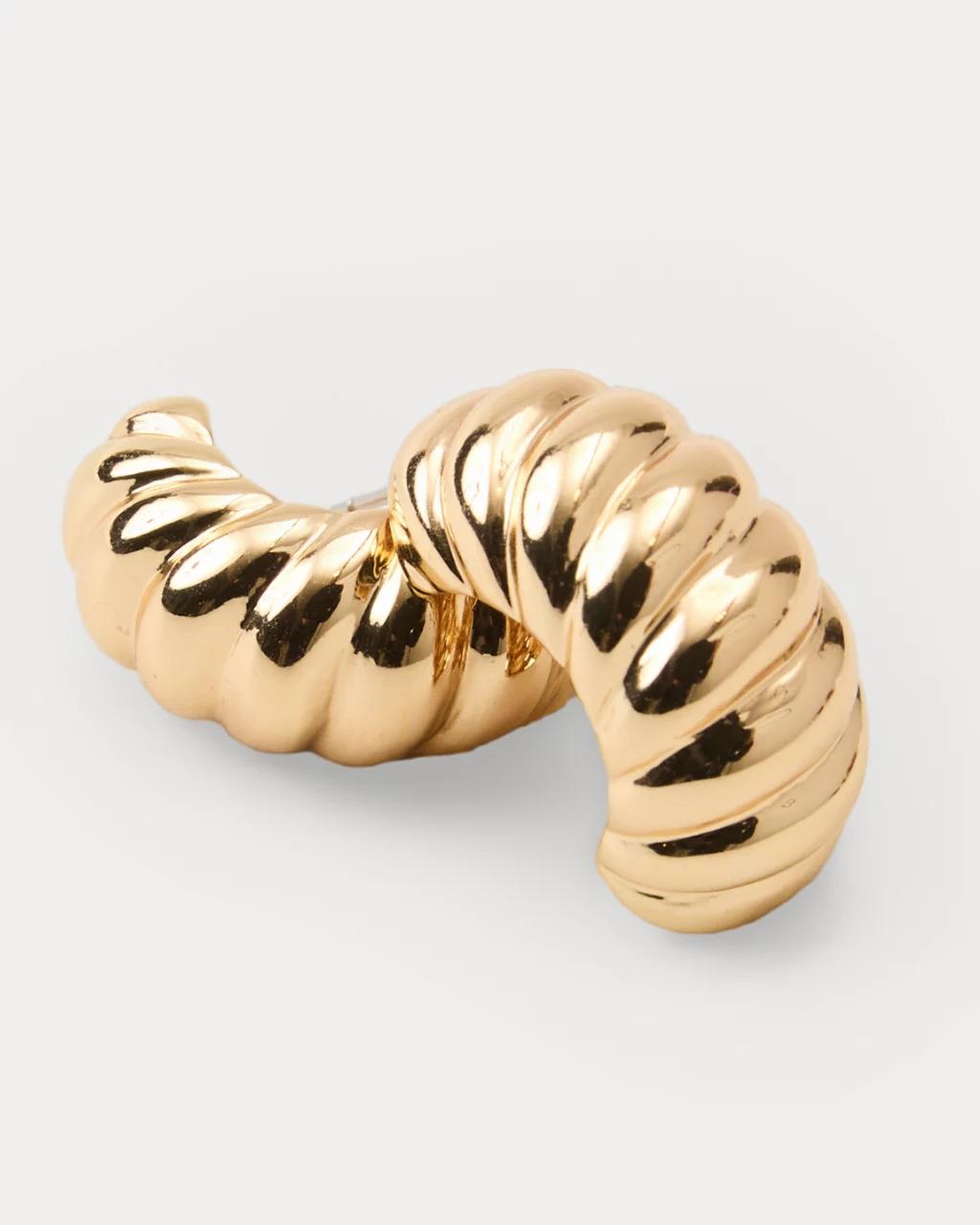 Sympeony Earrings - Gold Metallic