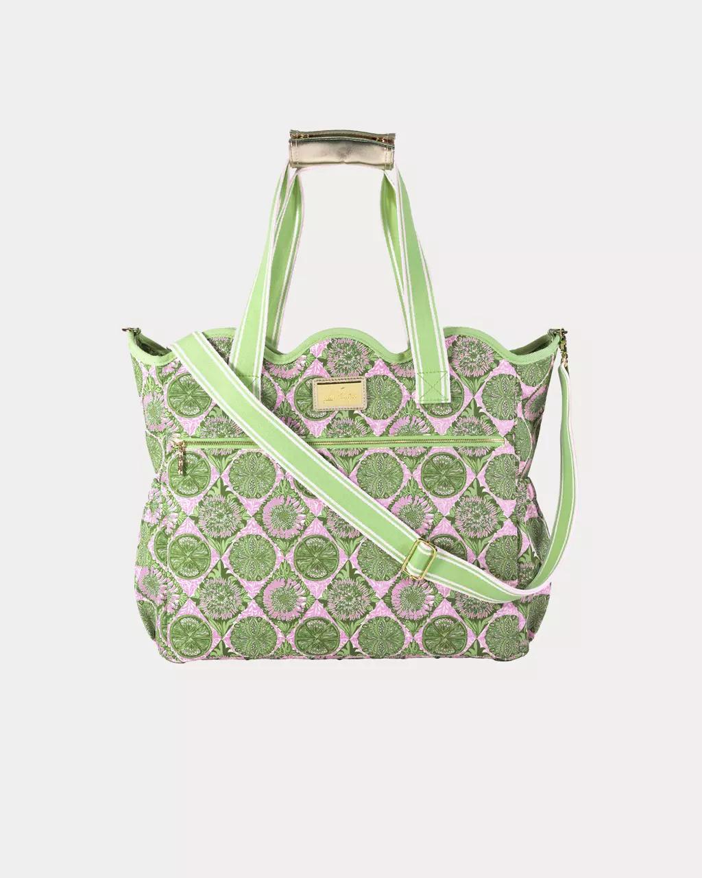 Scallop Cooler Bag - Oleander Pink