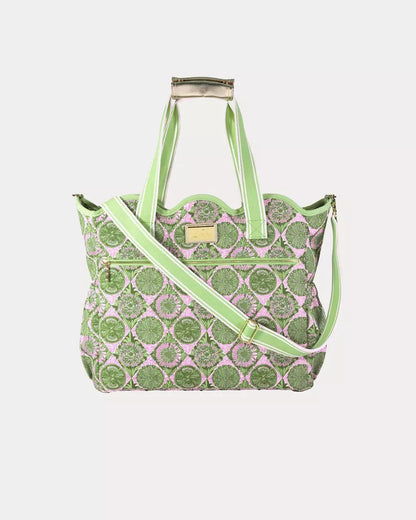 Scallop Cooler Bag - Oleander Pink
