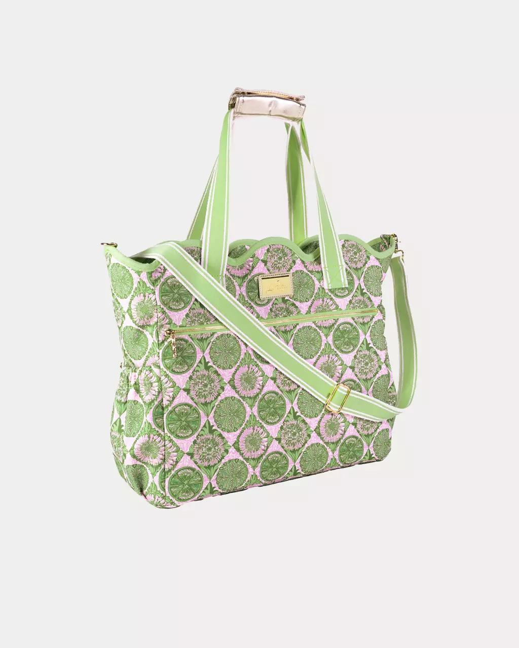 Scallop Cooler Bag - Oleander Pink